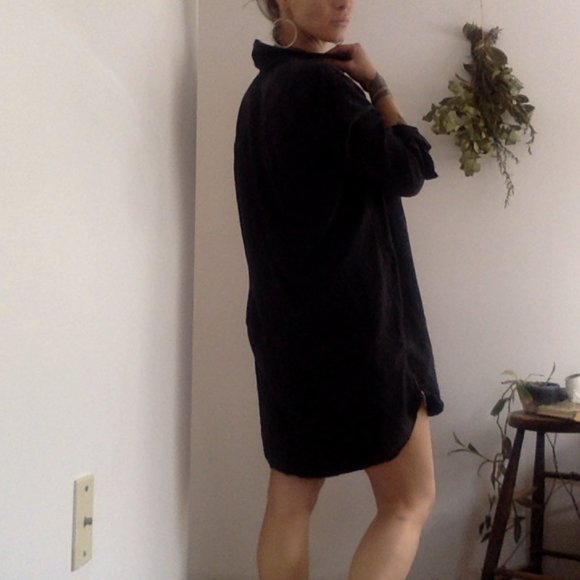 black tunic dress - Picture 3 of 4